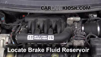 1996 Ford Windstar GL 3.8L V6 Brake Fluid Check Fluid Level